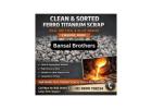 Clean & Sorted Ferro Titanium Scrap | Ideal for Steel & Alloy Makers | Enquire Now