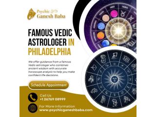 Famous Vedic Astrologer in Philadelphia | Family Problem Solution Expert in Philadelphia