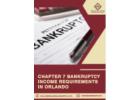 Chapter 7 Bankruptcy Income Requirements in Orlando