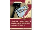 Chapter 7 Bankruptcy Income Requirements in Orange County - D.A.L.F