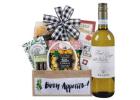 Send white wine gift set- wine and champagne gifts Delivered
