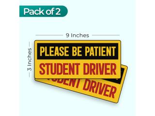Student Driver Sticker for Safer Roads | StickerJet