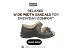 Get the Relaxed Wide Width Sandals for Everyday Comfort