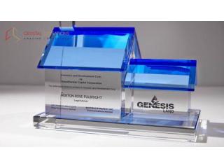 Premium Custom Crystal Trophy for Achievement