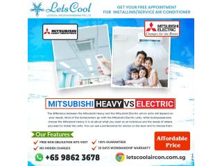Mitsubishi Heavy vs Electric Aircon