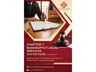 Get Expert Consultation – Chapter 7 Bankruptcy Legal Services