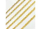 925 Sterling Silver Necklace with Elegant Gold Plated Finish