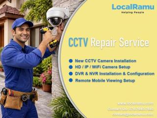 Professional CCTV Installation and Repair by LocalRamu with Skilled Technicians in Pune
