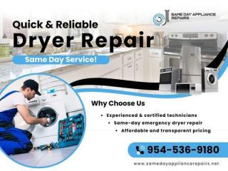 Dryer Not Working? Get Expert Dryer Repair Near You Today!