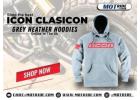Shop the best Icon Clasicon Grey Heather Hoodies Online in the UK