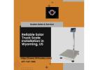 Reliable Solar Truck Scale Installation in Wyoming, US