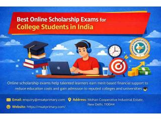 Best Online Scholarship Exams for College Students in India