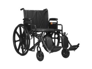 Bariatric Manual Wheelchair with Elevating Leg Rest