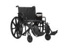 Bariatric Manual Wheelchair with Elevating Leg Rest