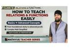How to Teach Relations & Functions | Class 12 Maths Teaching Method | Teacher Training
