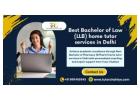 Expert Guidance from Best Bachelor of Law (LLB) home tutor services in Delhi