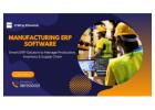 best erp software for manufacturing in india​