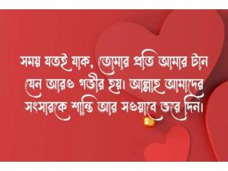 স্বামীকে বিবাহ বার্ষিকী শুভেচ্ছা জানাতে হৃদয়ছোঁয়া কিছু কথা