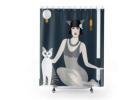Shower Curtain Cat Design to Brighten Your Bathroom