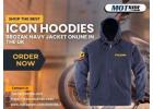 SHOP THE BEST ICON HOODIES BROZAK NAVY JACKET ONLINE IN THE UK