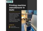 Printing machine manufacturer in Delhi