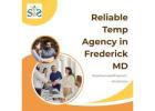 Reliable Temp Agency in Frederick MD | Si Staffing