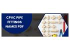 CPVC Pipe Fittings Names PDF