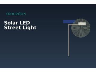 Best Solar LED Street Light for Energy-Saving Outdoor Lighting
