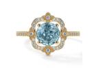 Order Women's Engagement Rings With Aquamarine Stone