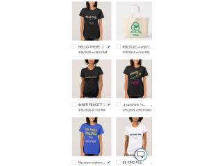 LOTZ OF LUCK, RECYCLE FANZ, NATURE, FLOWER POWER