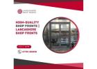 Modern Aluminium Shop Front Door Installation – Lancashire Shop Fronts