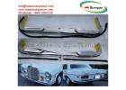 Mercedes W108 W109 EU Style Bumpers With Rubbers