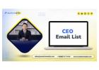 Buy  a targeted CEO Email List outreach list for your campaigns