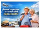 ¿Pueden las personas de la tercera edad viajar en avión?