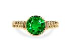 Premium Solitaire Emerald Rings – Natural Emerald Round Shape | GemsNY