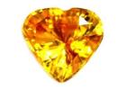 Exclusive Orange Sapphires 1.19 Cts AAAA Quality Heart Cut Gem