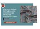 Premium Fabric Cloth Material Online: Shop Mitaara's Sanganeri Prints