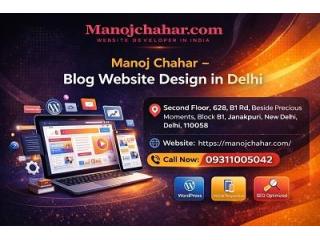 Expert Blog Website Design in Delhi with WordPress & SEO Optimization