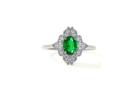 Luxury Vintage Emerald Ring for Women