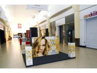 Promotional Podium Stands Dubai | Custom Mall Kiosks by Infinite Creations