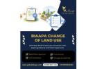 biaapa change of land use in Bangalore