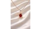 Classic Ruby Necklace with Timeless Style