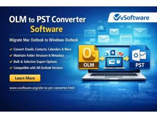 Easily Convert Mac Outlook OLM File to PST for Windows Outlook