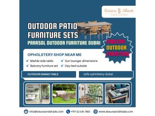 Modern Balcony Furniture Set Designs – Leisure and Shade