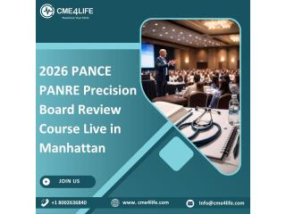 Join the 2026 PANCE PANRE Precision Board Review Course Live in Manhattan