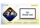 Order  a specialized HR Email List leads list for your campaigns