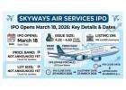 Skyways Air Services IPO