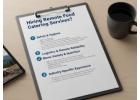 Checklist for Choosing the Best Remote Food Catering Partner
