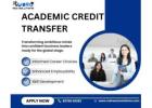 Why Start Again When You Can Transfer Your Credits?