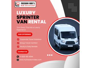 Experience First-Class Travel with Luxury Sprinter Van Rentals